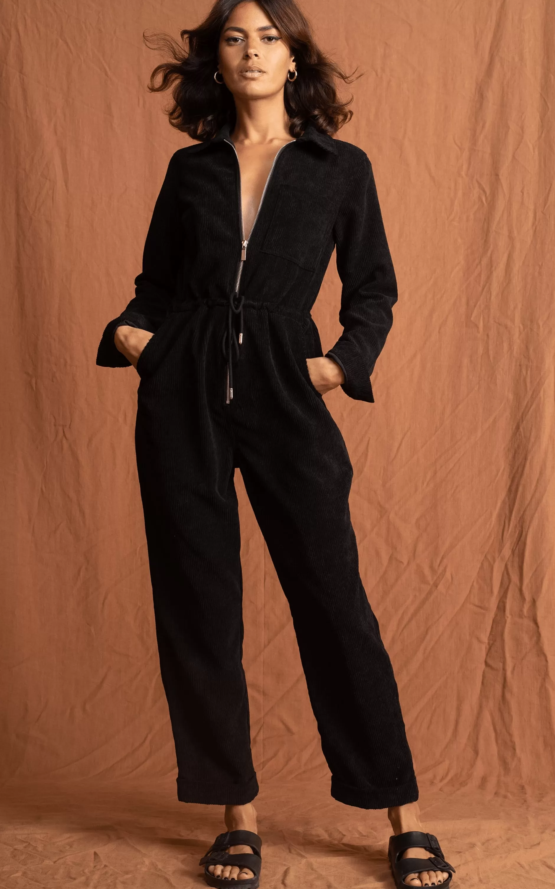 Dancing Leopard Blaze Boilersuit In Black>Women Jumpsuits