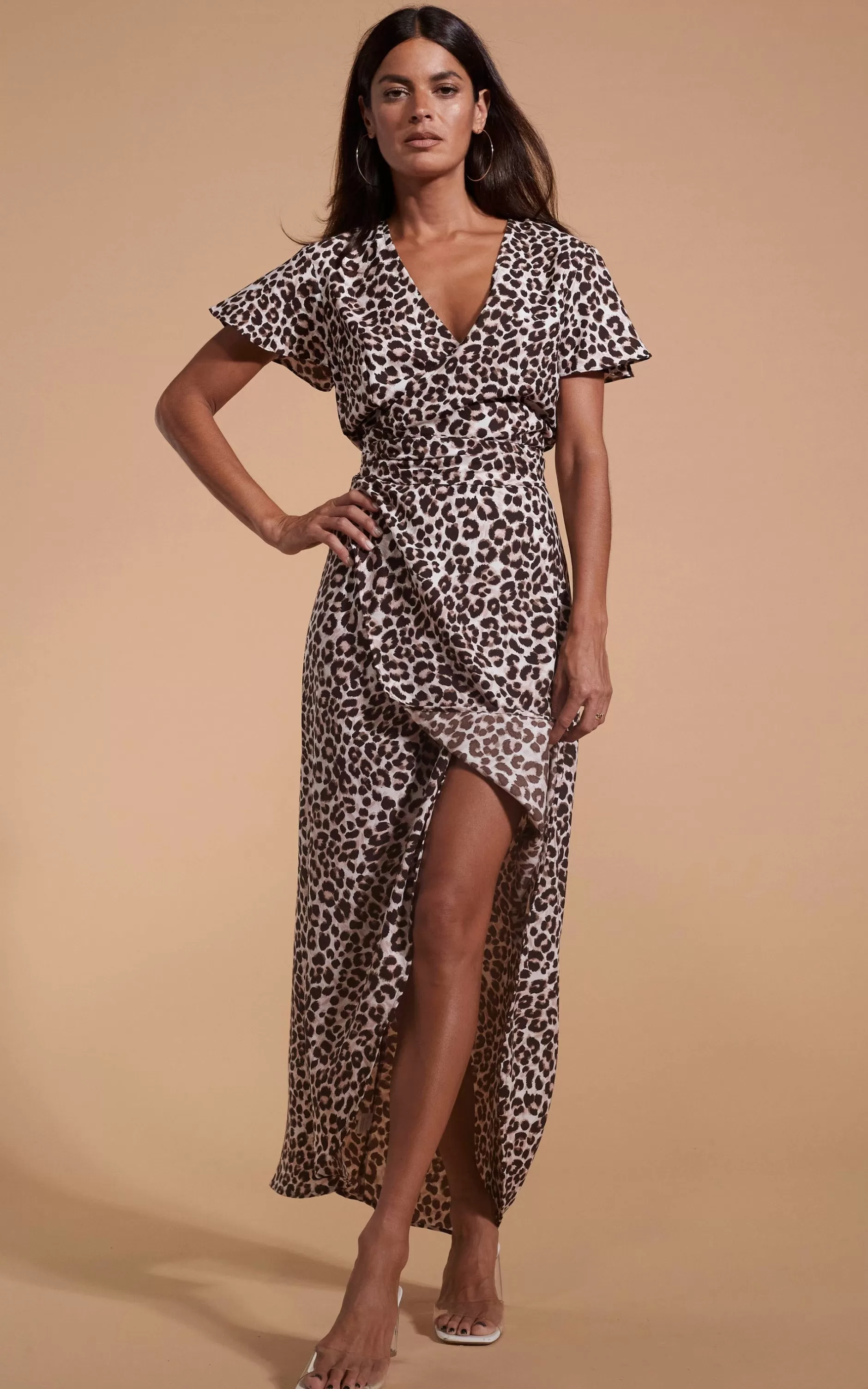 Dancing Leopard Cayenne Dress In Bare Leopard>Women Dresses