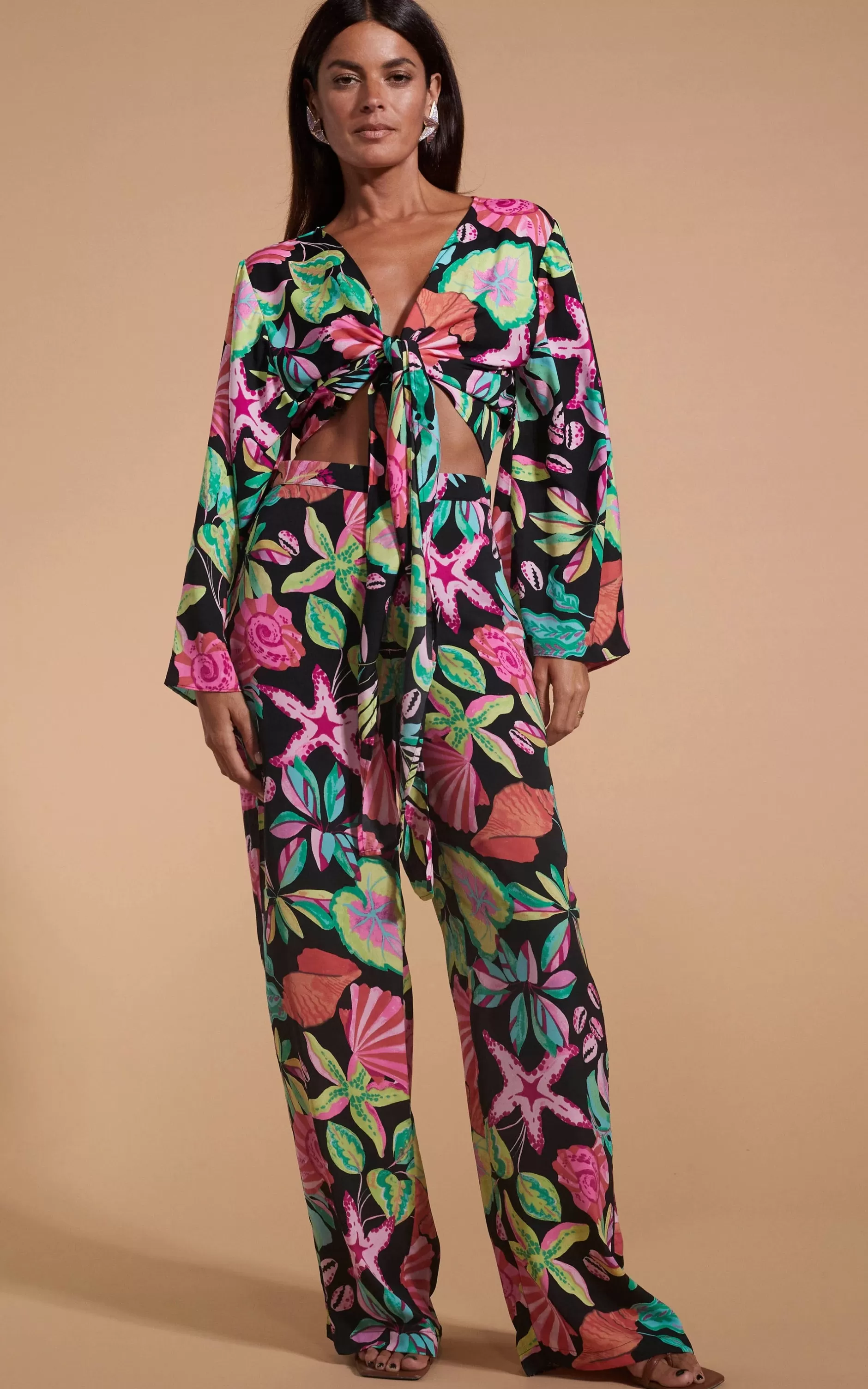 Dancing Leopard Cuba Trousers In Starfish>Women Trousers