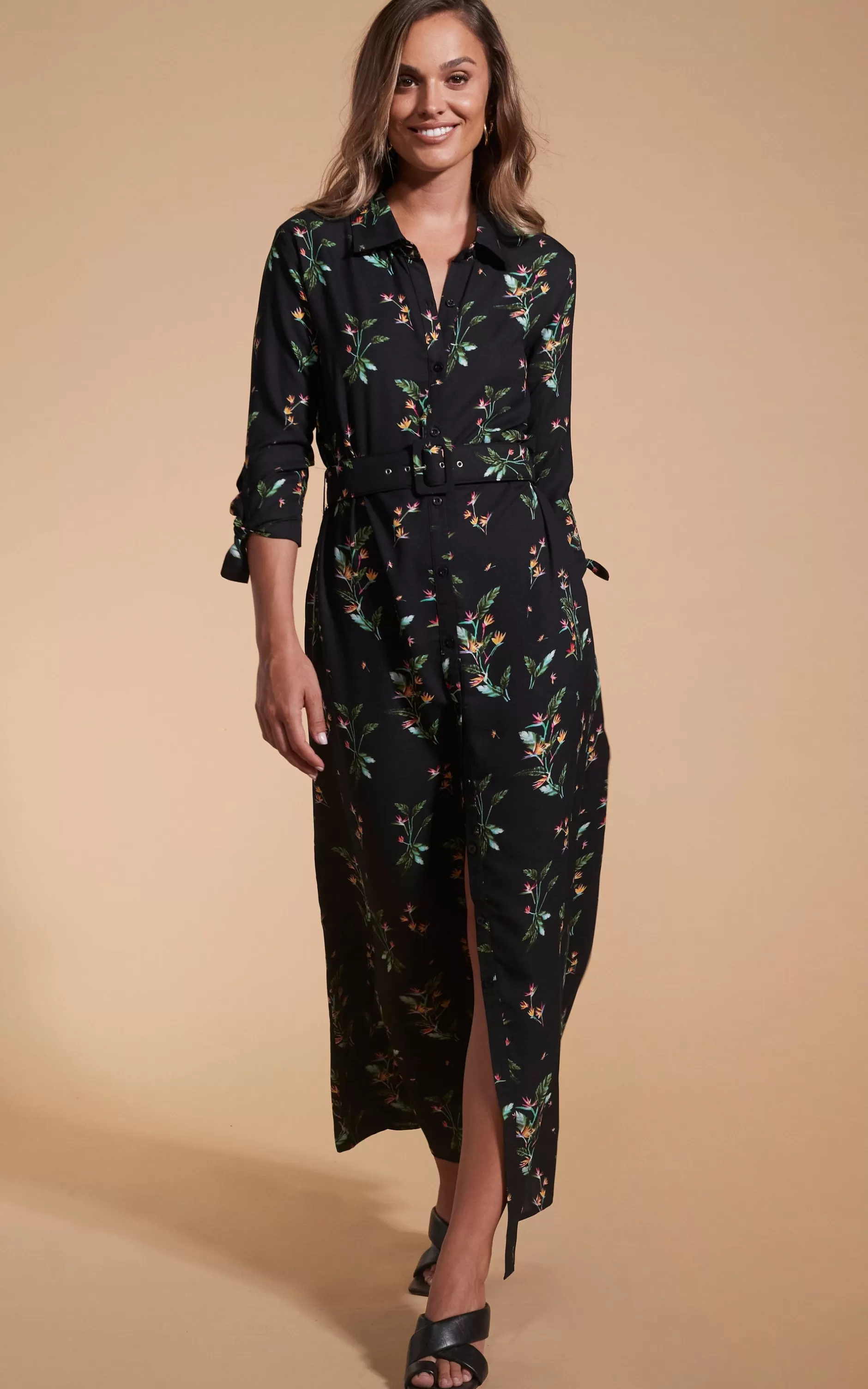 Dancing Leopard Dove Dress In Midnight Paradise>Women Dresses