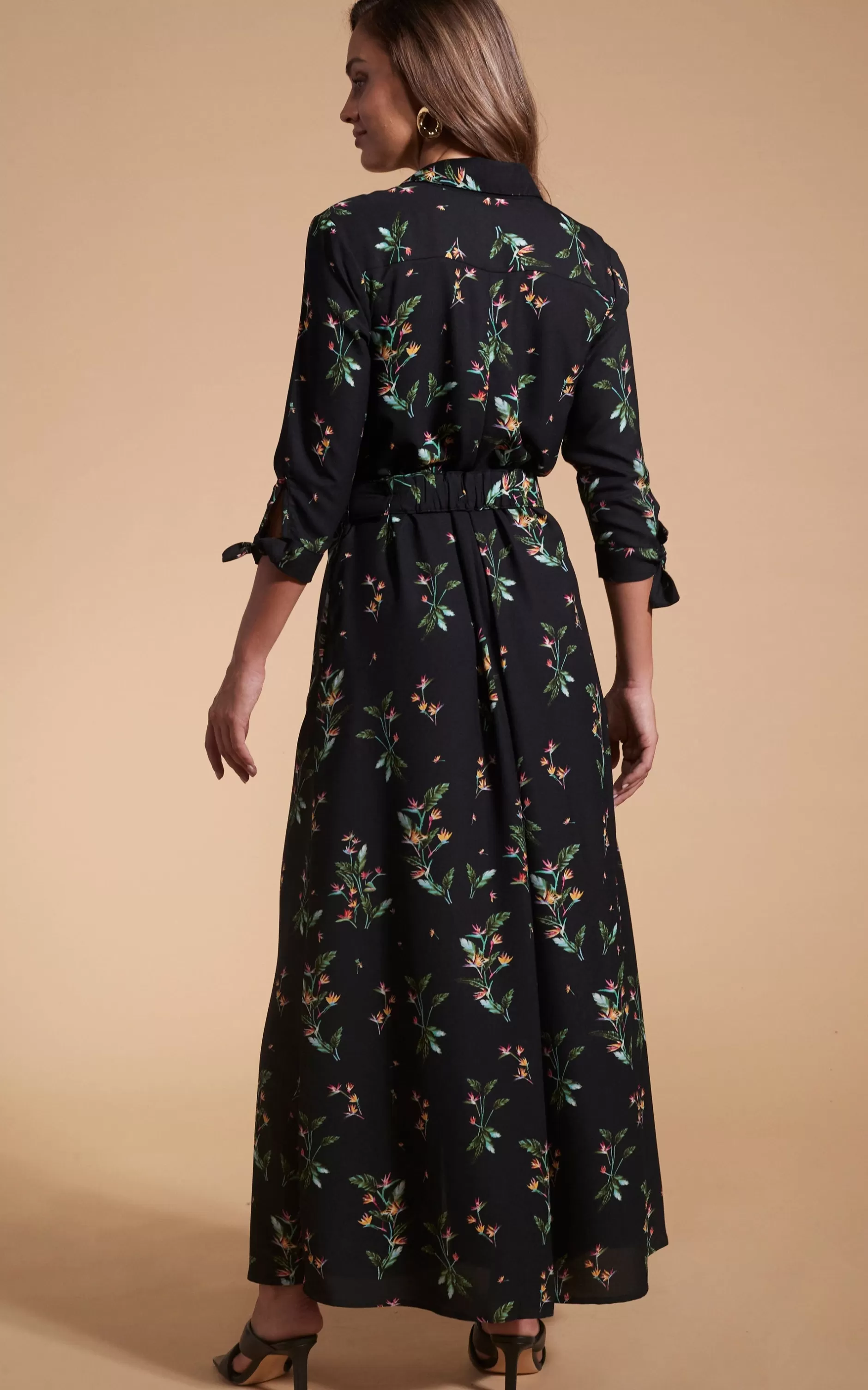 Dancing Leopard Dove Dress In Midnight Paradise>Women Dresses