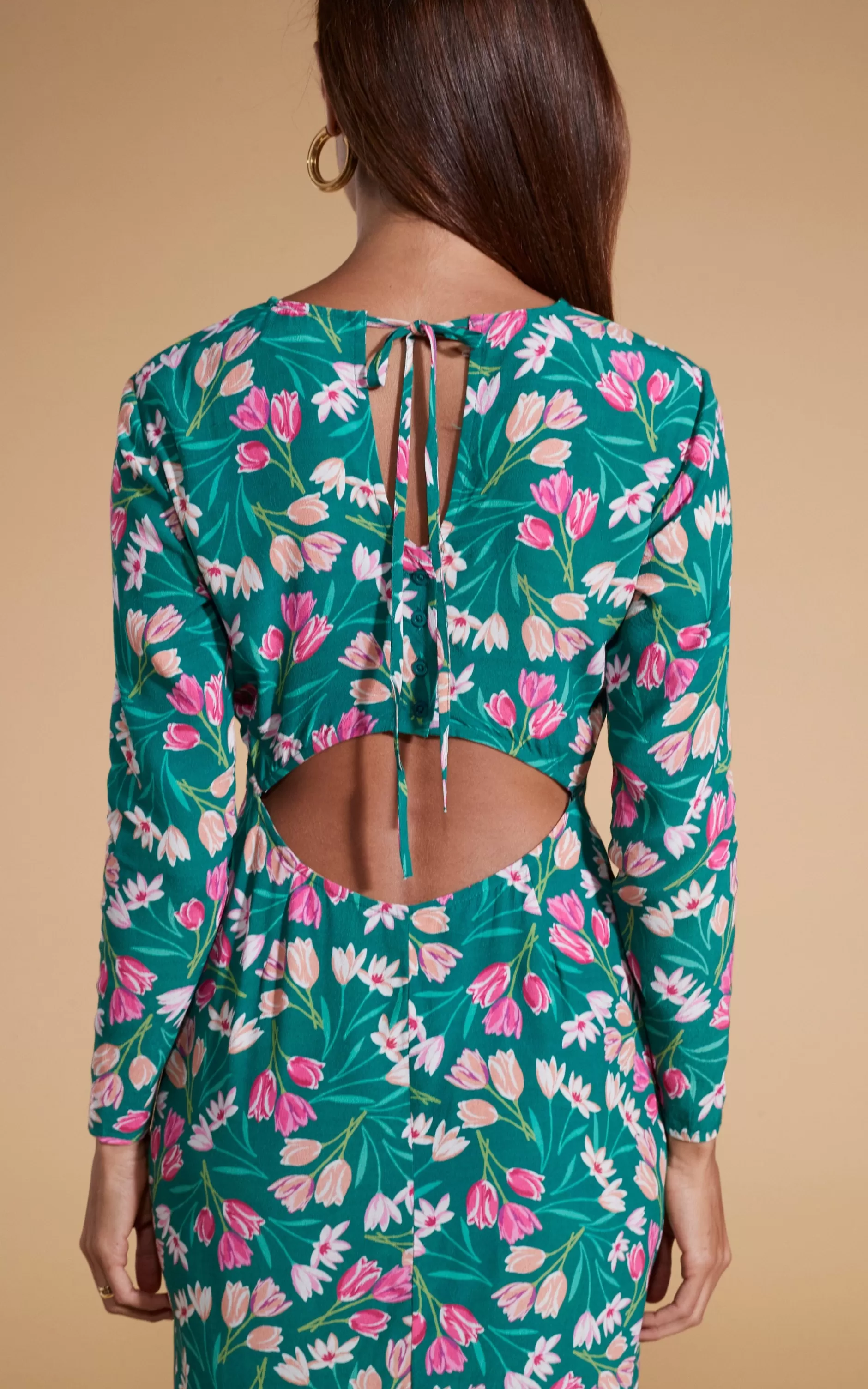 Dancing Leopard Estella Midaxi Dress In Green Tulip>Women Dresses