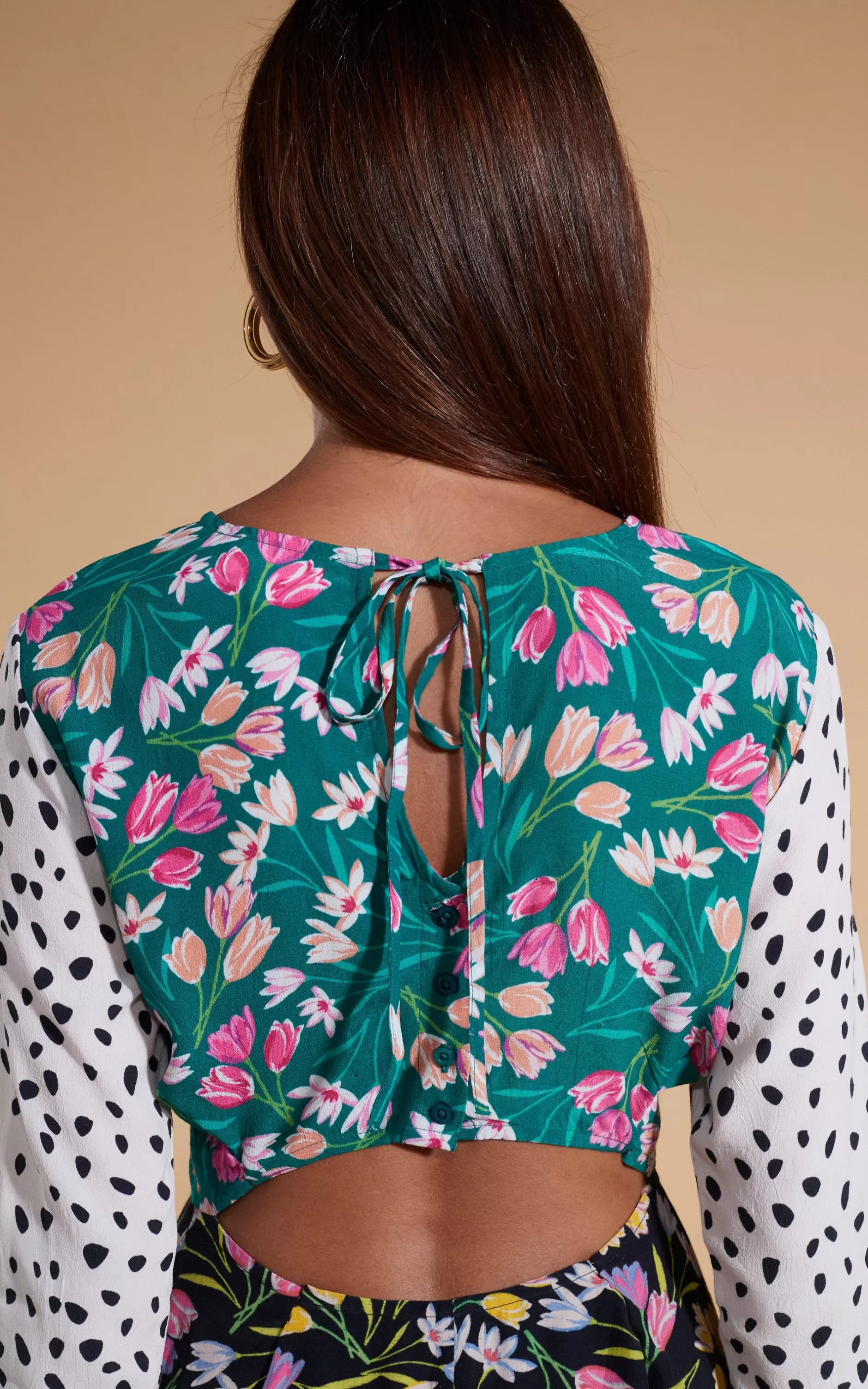 Dancing Leopard Estella Midaxi Dress In Tulip And Polka Dot Mix>Women Dresses