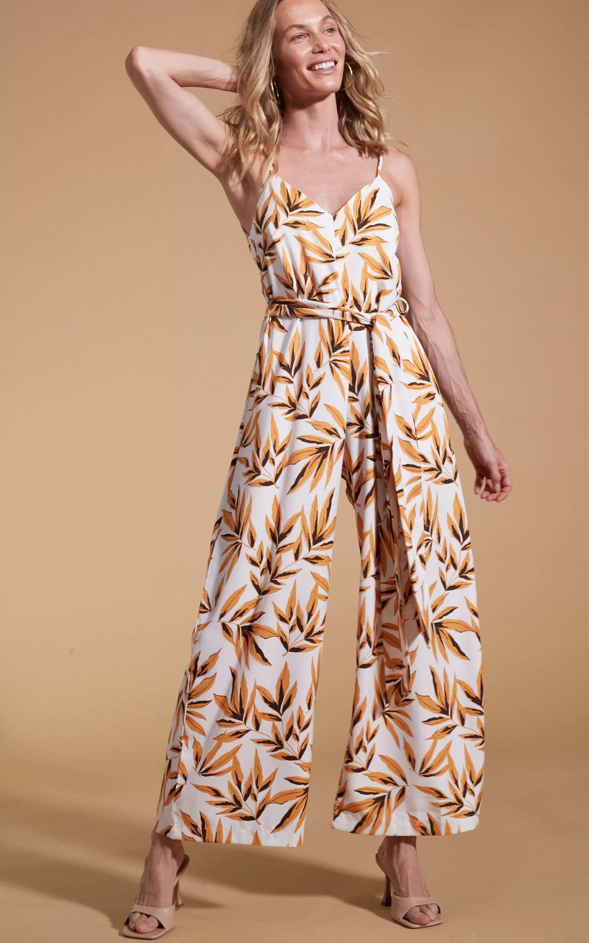 Dancing Leopard Gabriella Jumpsuit In Tropic Natural>Women Jumpsuits