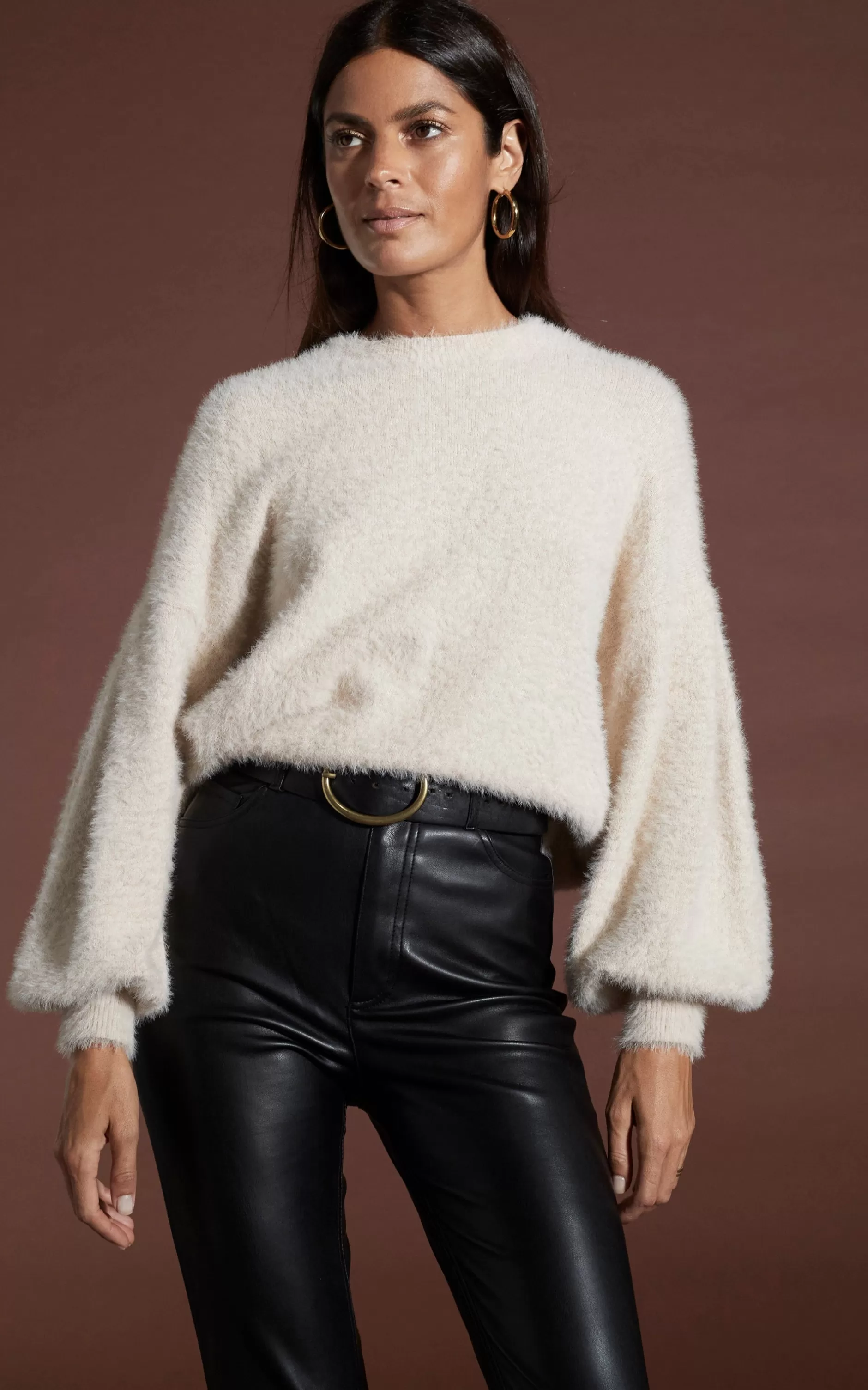 Dancing Leopard Honey Jumper In Beige>Women Knitwear