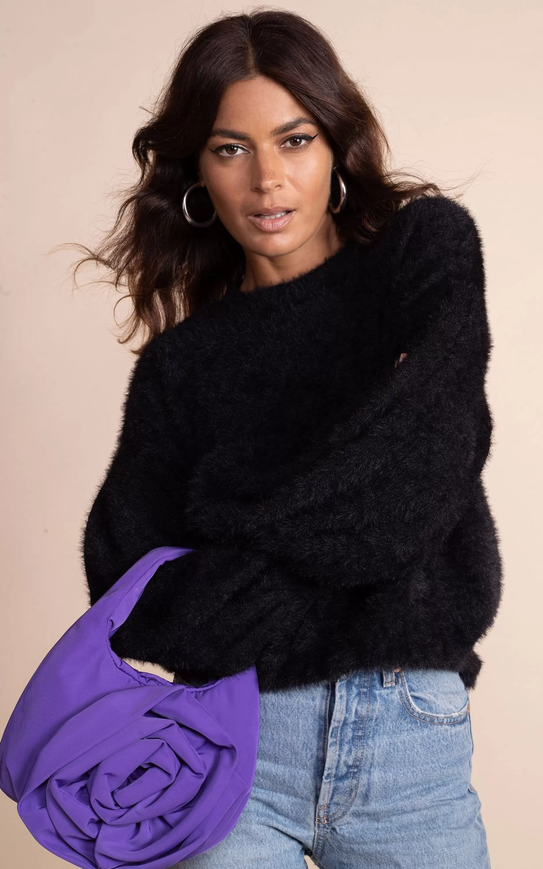 Dancing Leopard Honey Jumper In Black>Women Knitwear