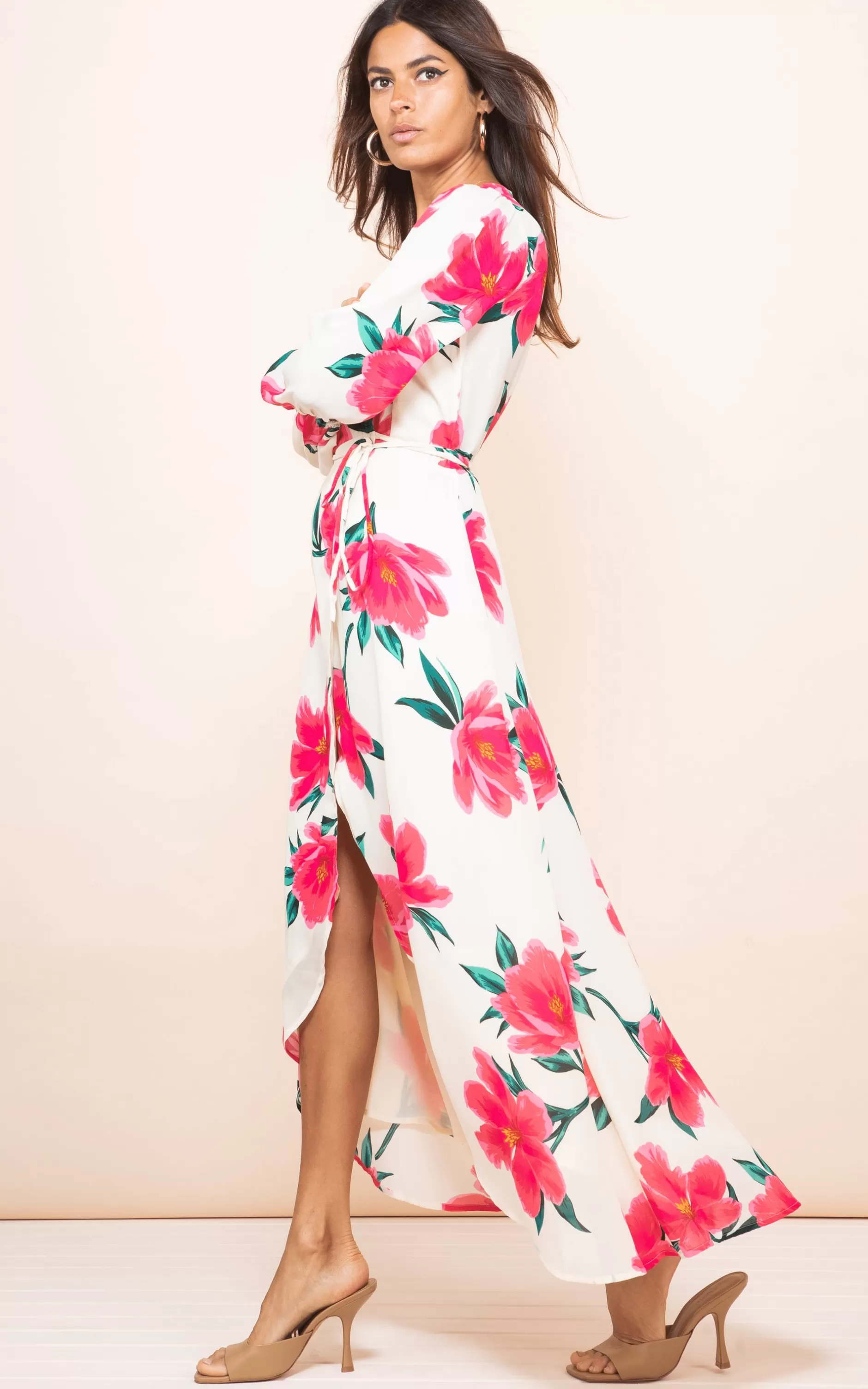 Dancing Leopard Jagger Dress In Cream Base Tulip>Women Dresses