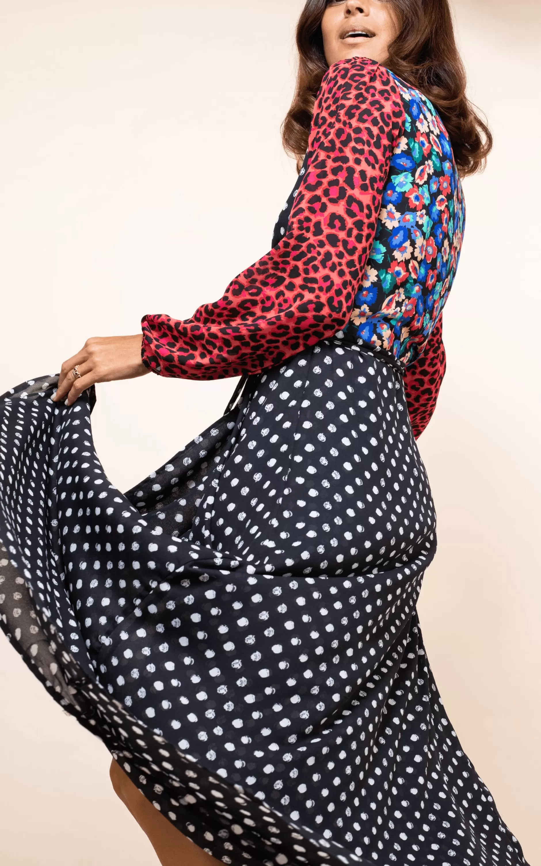 Dancing Leopard Jagger Maxi Dress In Red Polka Dot>Women Dresses