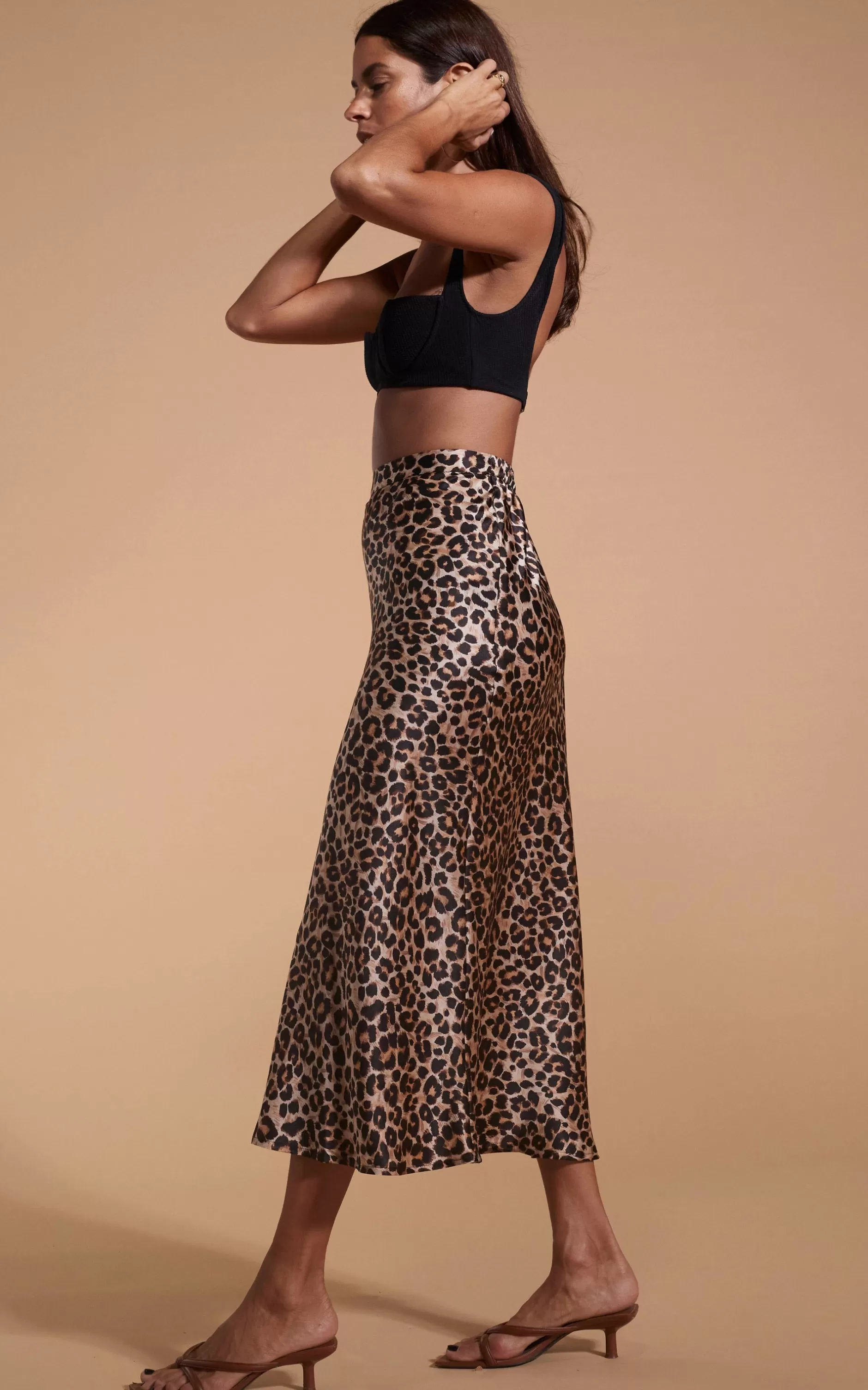 Dancing Leopard Renzo Skirt In Rich Leopard>Women Skirts